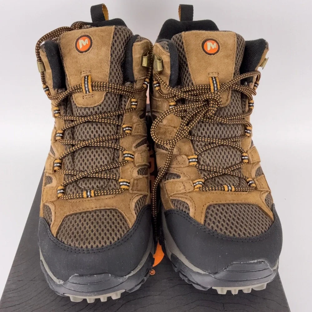 Merrell Moab 2 Mid WP Earth Brown Waterproof Hiking Boots J06051 Mens 9.5 M - Picture 2 of 8